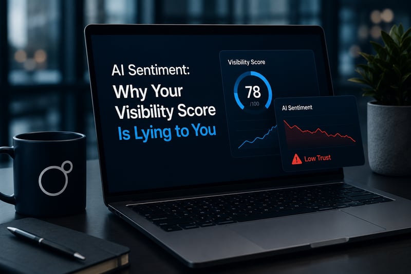 AI Sentiment: Why Your Visibility Score Is Lying to You featured image